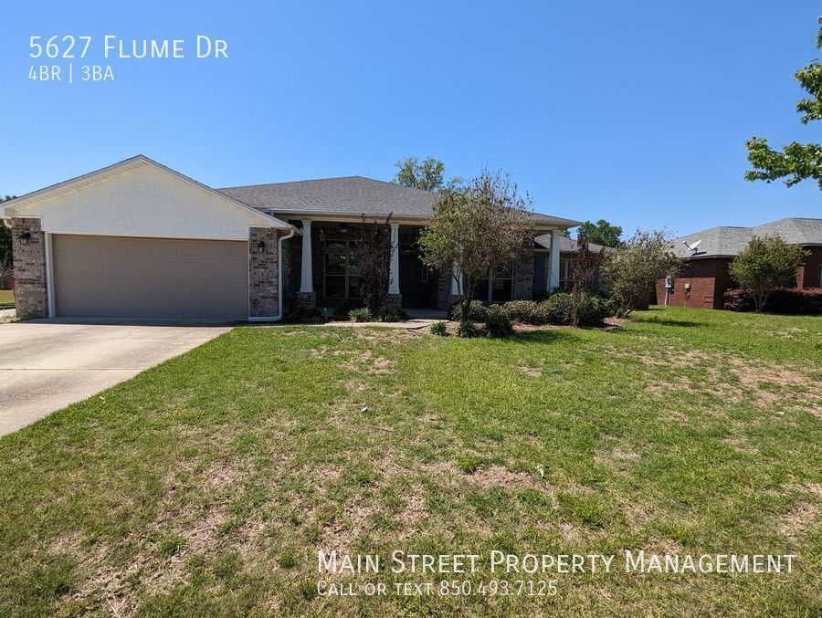 5627 Flume Dr Pace, FL 32571 Main Street Property Management